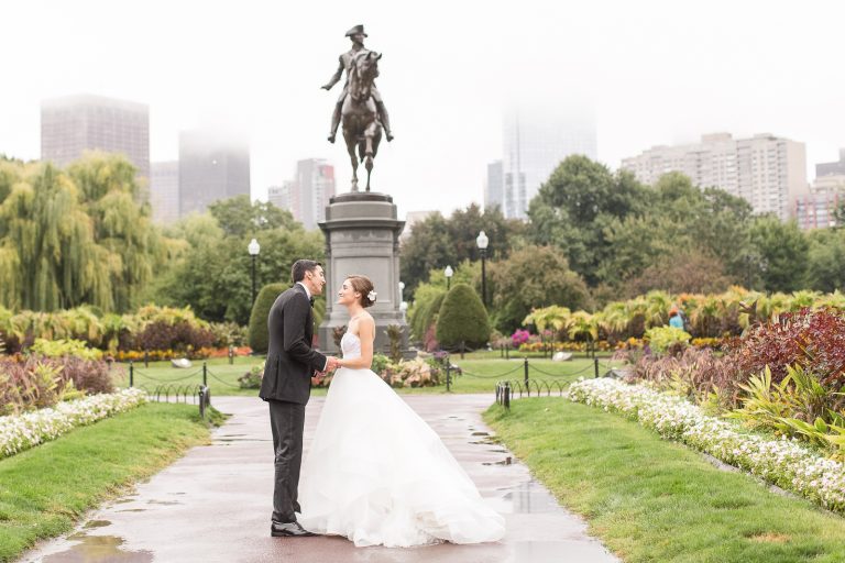 Boston Public Garden wedding pictures