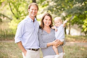 An outdoor family portrait session in Concord ma