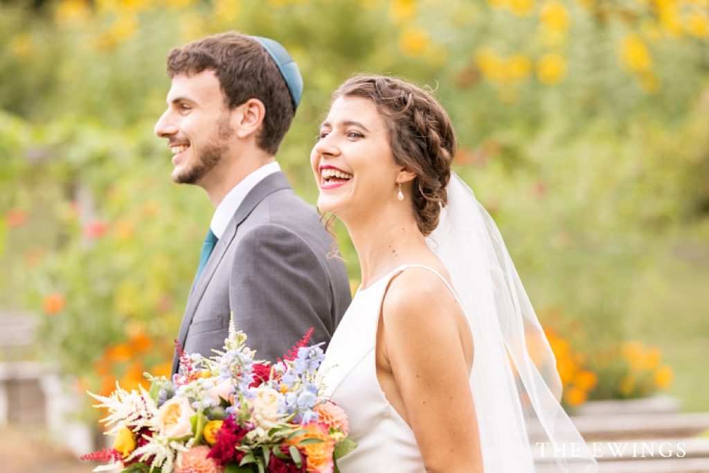A perfect summer Jewish wedding at Zukas Hilltop Barn,a farm wedding venue in central Massachusetts.