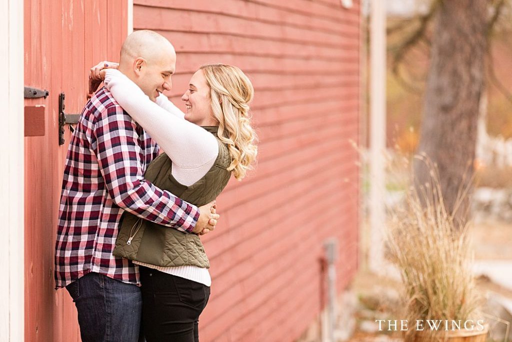 A Wayside Inn engagement pictures in Sudbury MA by The Ewings