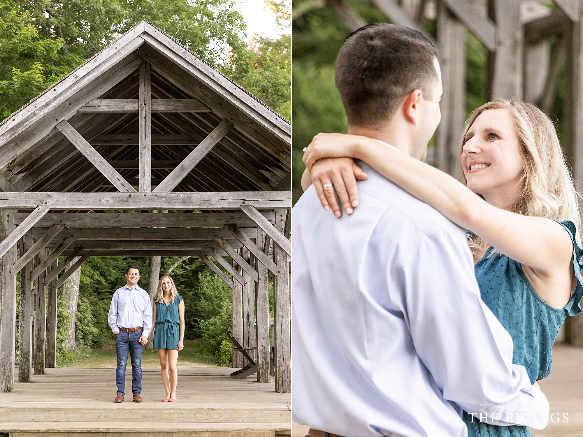 Moore state park engagement session.