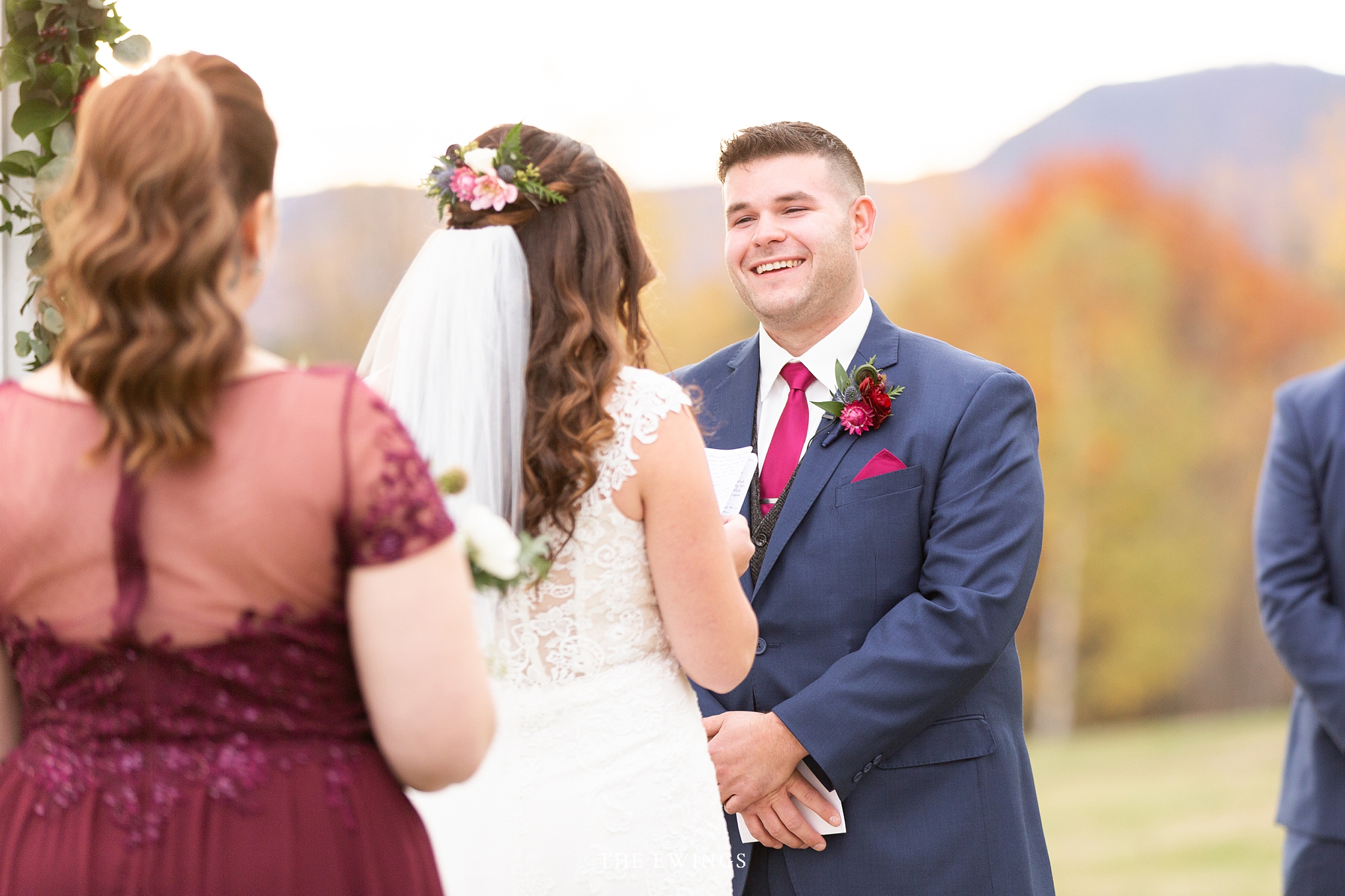 These two were married at the Mountainview Grand in the white mountains of New Hampshire, with views of Mount Washington and the Presidential Range wedding.