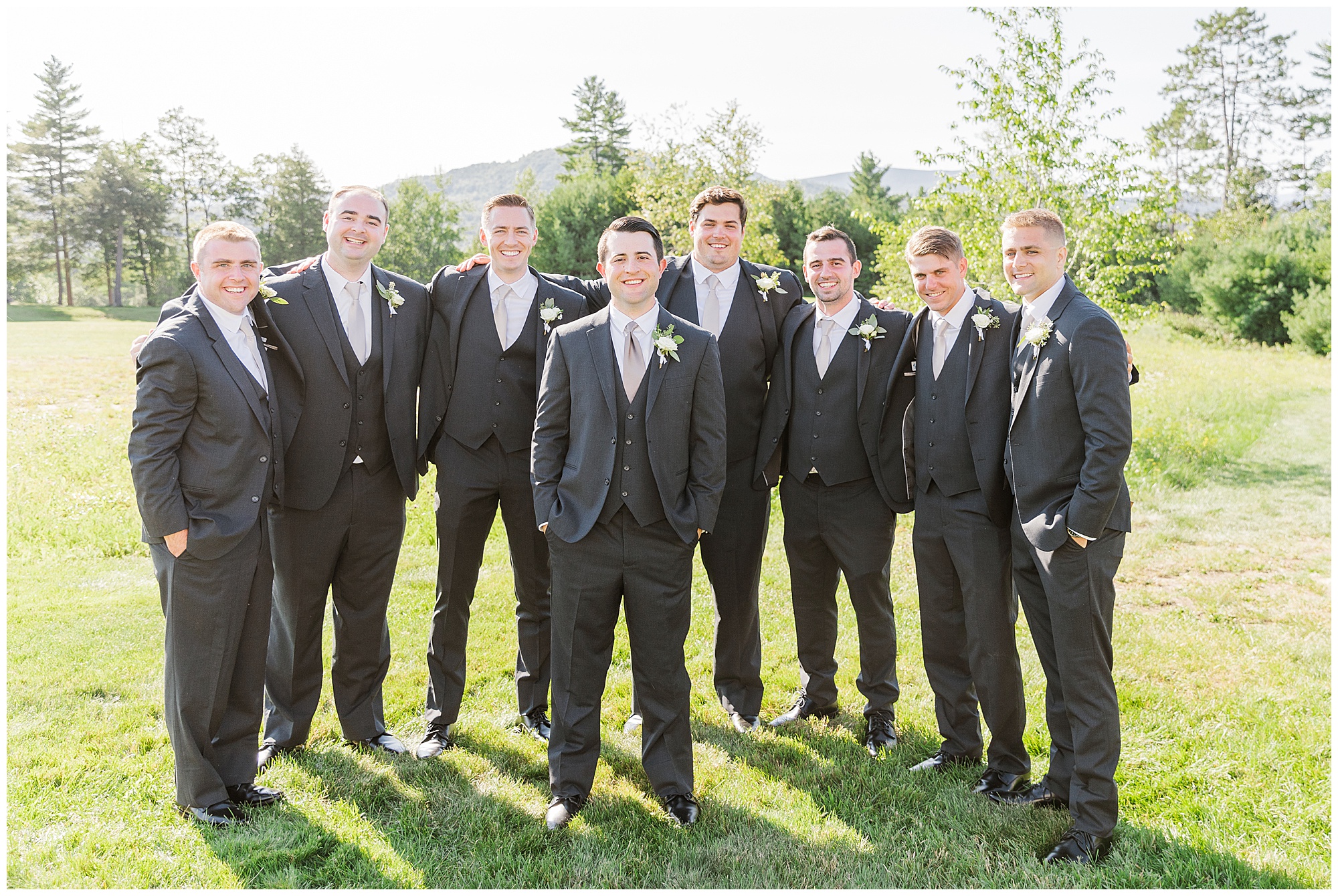 groomsmen mountain wedding The Ewings