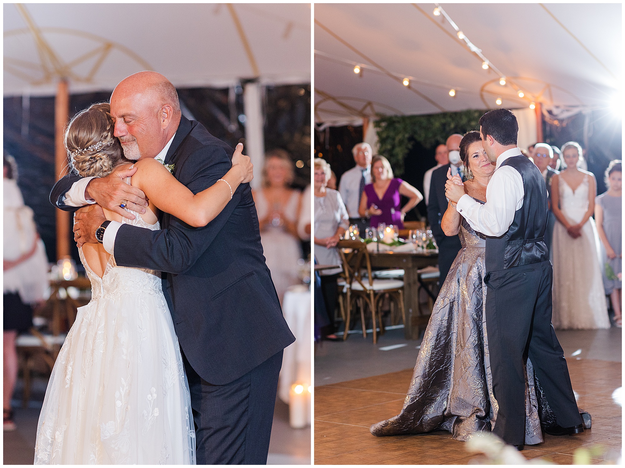 parents dances New Hampshire wedding The Ewings