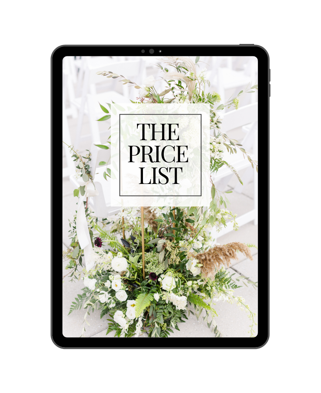 pricing course for wedding photographers - bonus 3 price list template