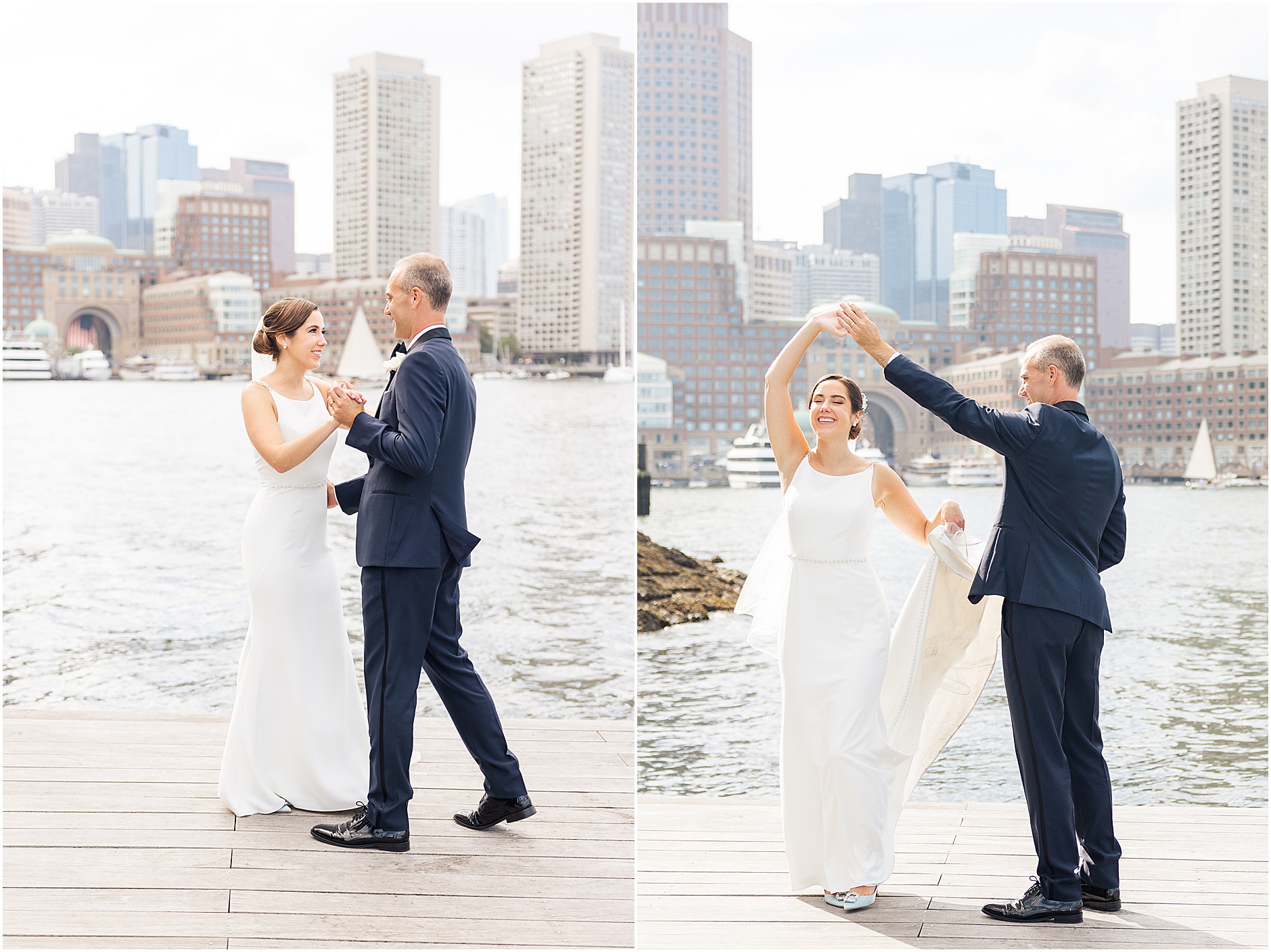 Boston Harbor Wedding Photographer