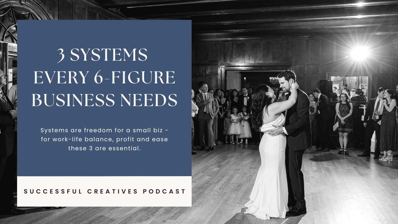 There are three essential systems every creative needs to run a business like a well-oiled machine.