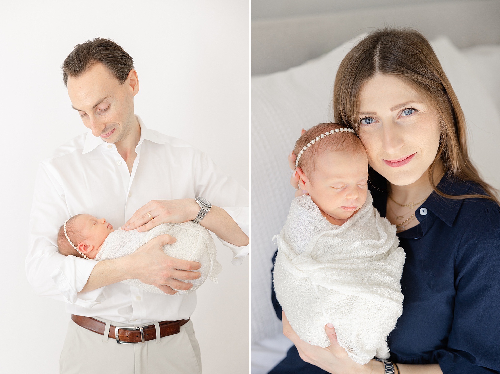 Beacon Hill Newborn Photographer - in-home luxury newborn session, natural light photographer simple modern newborn portraits