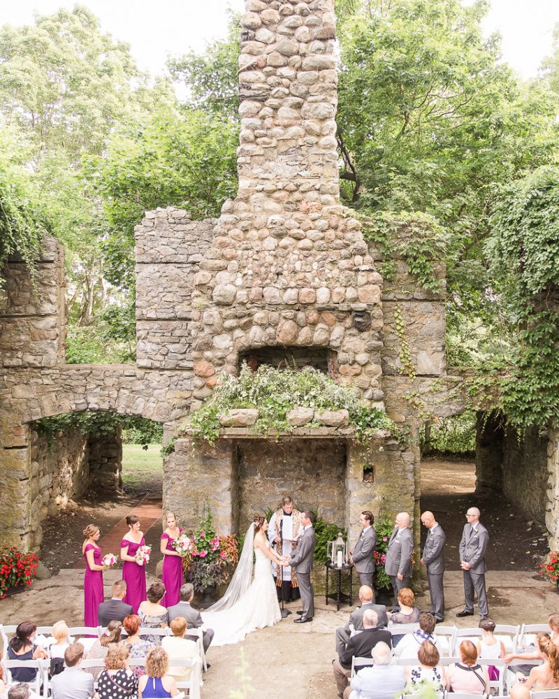 gibbet hill castle wedding ceremony
