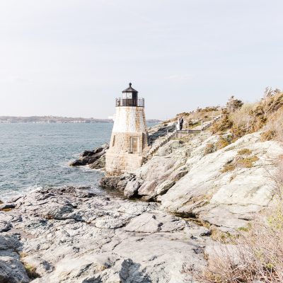 Castle Hill wedding in Newport RI - tent and lighthouse photography