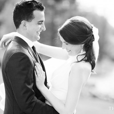 intimate backyard wedding elopement in acton for Amy and Kirk, black and white photo