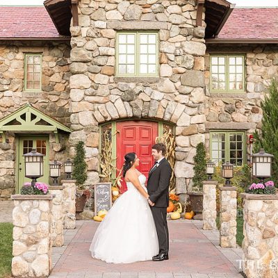 A Willowdale Estate wedding in Topsfield MA, at a historic stone mansion in the Fall.